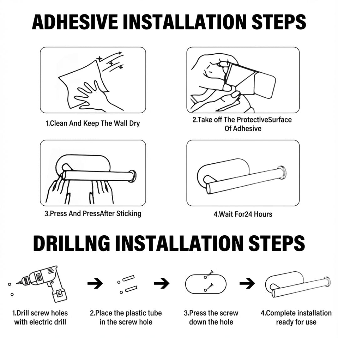 WAS Towel Paper Rack