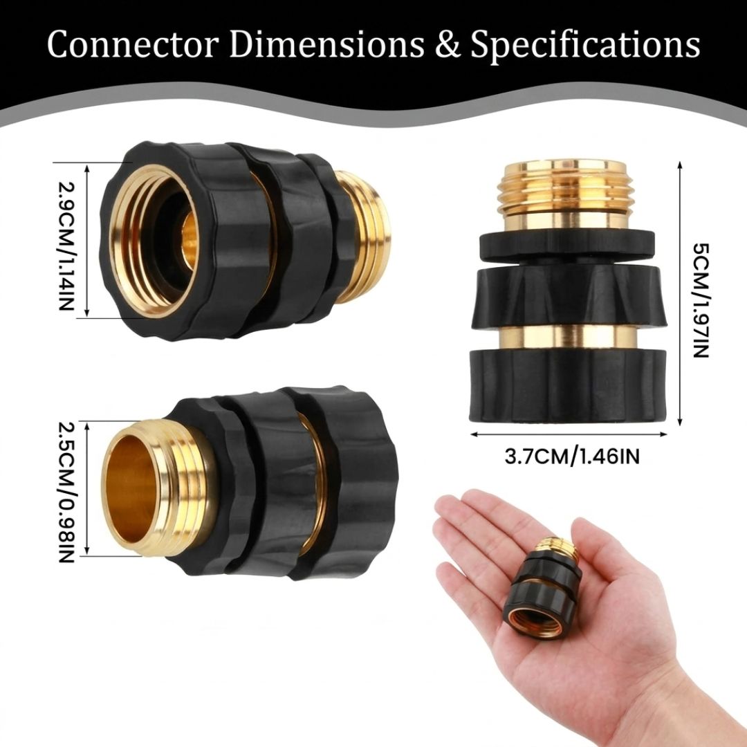 WAS Quick Connect Pro Garden Hose Connector