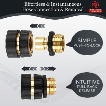 WAS Quick Connect Pro Garden Hose Connector