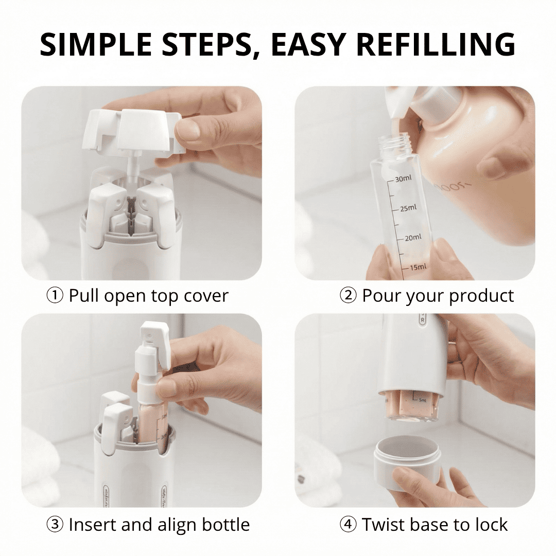 WAS TravelKit 4-in-1 Bottle Organizer