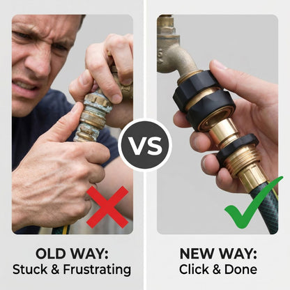 WAS Quick Connect Pro Garden Hose Connector