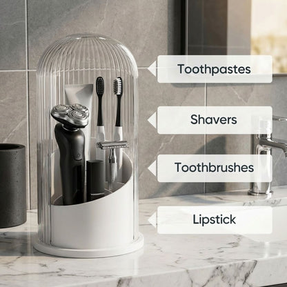 WAS 360° Spinning Toothbrush Organizer