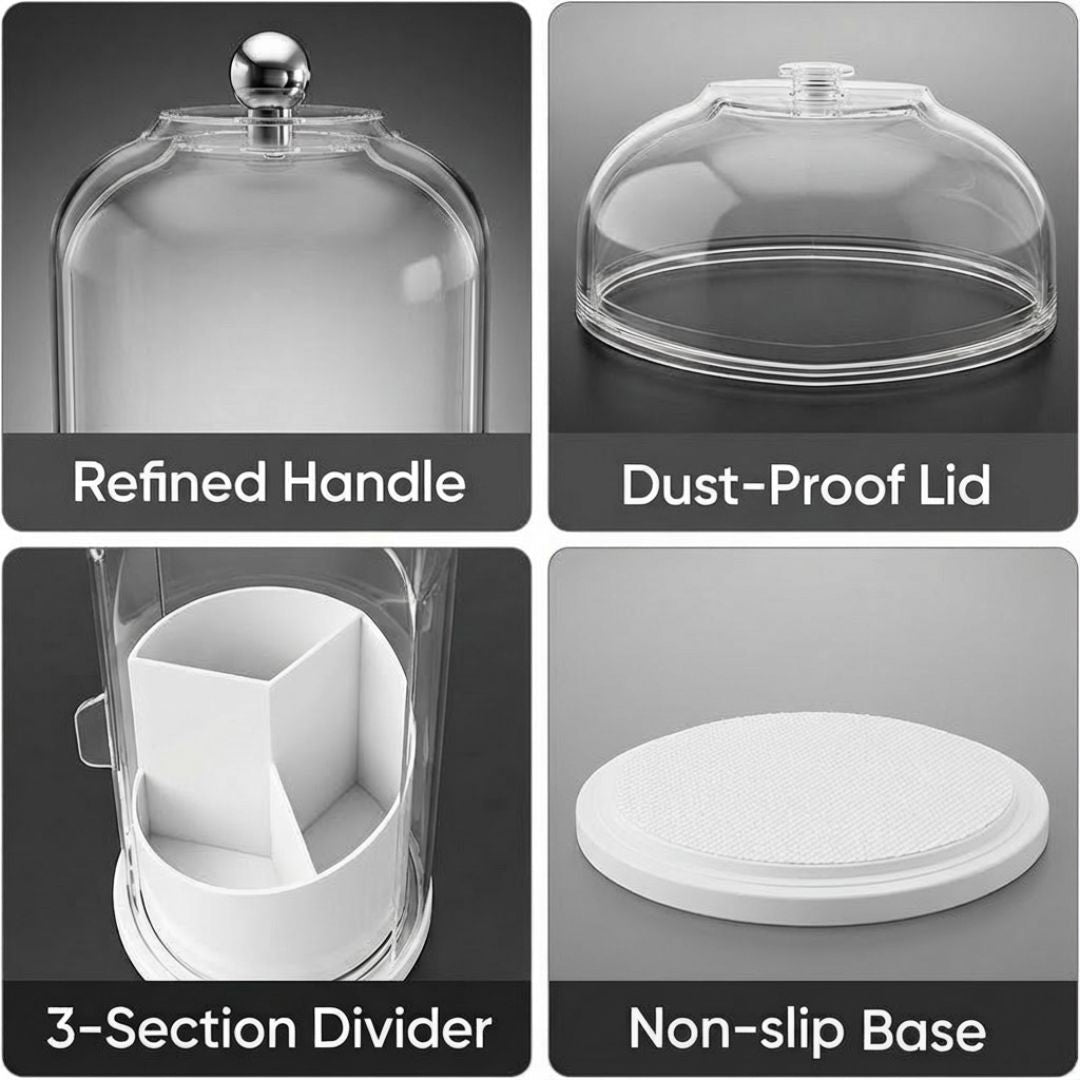 WAS 360° Spinning Toothbrush Organizer