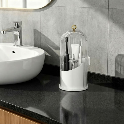 WAS 360° Spinning Toothbrush Organizer