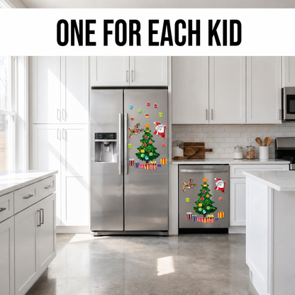 Two WAS Fridge Trees, one on the fridge and one on the dishwasher