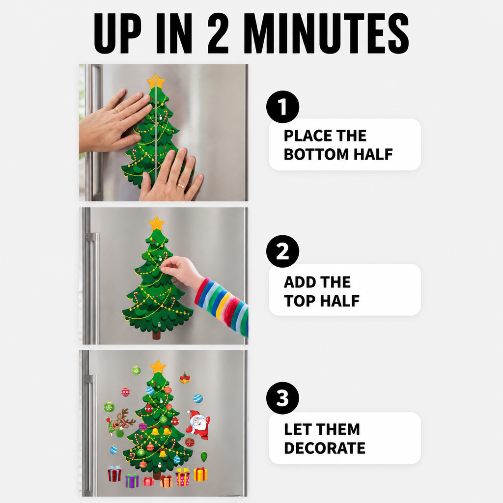 How to set up the WAS Fridge Tree in 3 steps